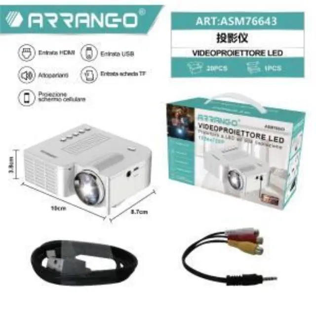 ARRANGO ASM76643 PROJECTOR 1024x720p 2