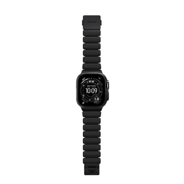 Nomad Stratos Band Black Titanium Black FKM AW 45/46/49mm 2