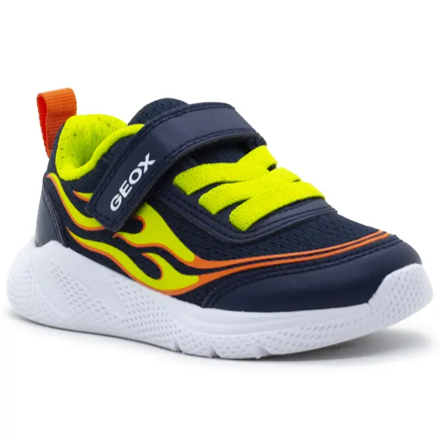 Αθλητικό Geox Μπλε με φλόγα J45GBB 01454 C0749 - 32 2