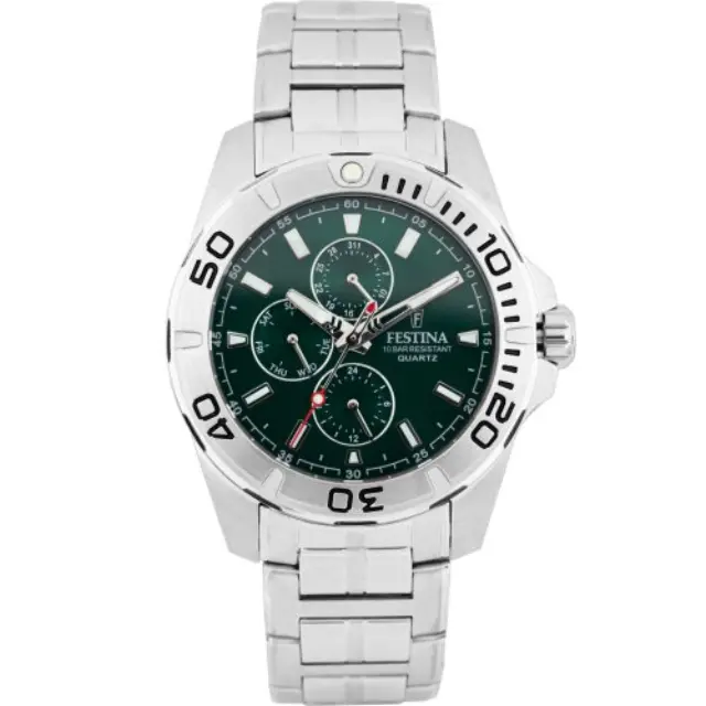 Festina Everyday Collection, Men's Watch, Silver Stainless Steel Bracelet F20445/7