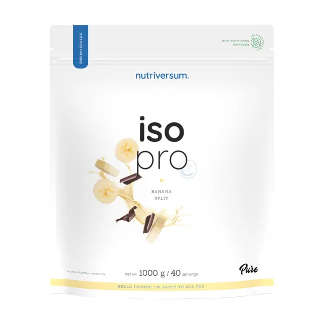 Nutriversum Iso Pro Banana Split, 1000 g