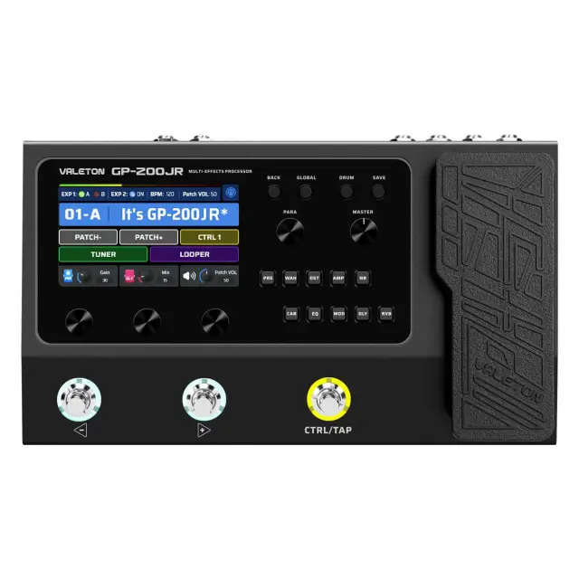 Valeton GP-200JR Πολυεφφέ με Πεντάλ Black