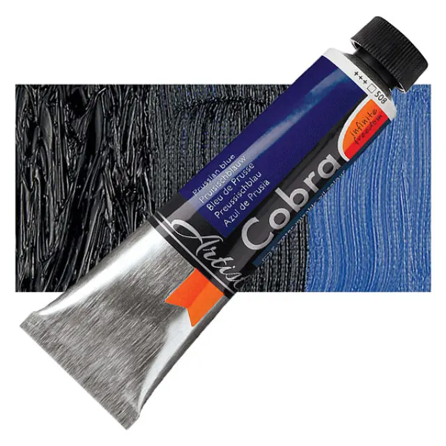Λάδι Νερού Talens Cobra - 508 Prussian Blue - 40ml