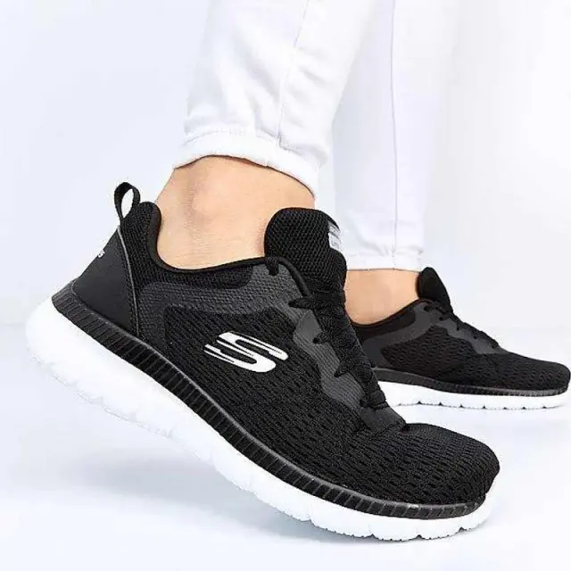 Sneaker Skechers Bountiful - Quick Path 12607-BKW Μαύρο - 37.5 2
