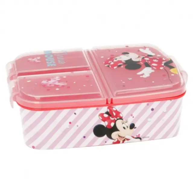 Φαγητοδοχείο πλαστικό MULTI COMPARTMENT SANDWICH BOX MINNIE ELECTRIC DOLL 18820