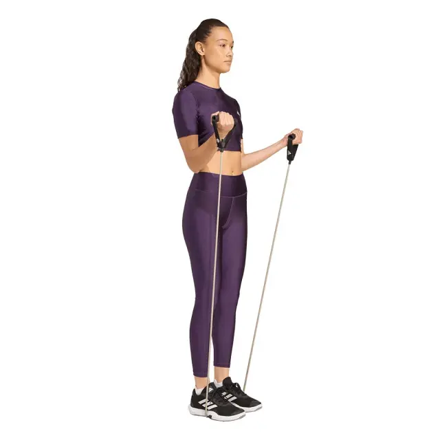 adidas Performance Women's Optime Essentials Shine Tight Μωβ JY4707 (adidas Performance) 3