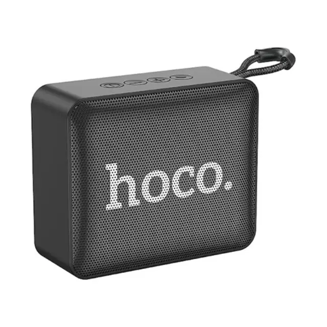 Φορητό Ηχείο Wireless Hoco BS51 Gold Brick Sports BT 5.2 Μαύρο 1200mAh 5W με FM και Micro-SD 2