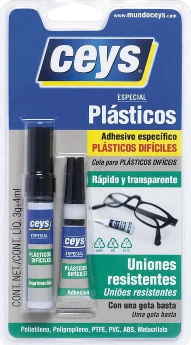 Κόλλα Gel Especial Plasticos 2τμχ Μικρού Μεγέθους 3gr 504114092