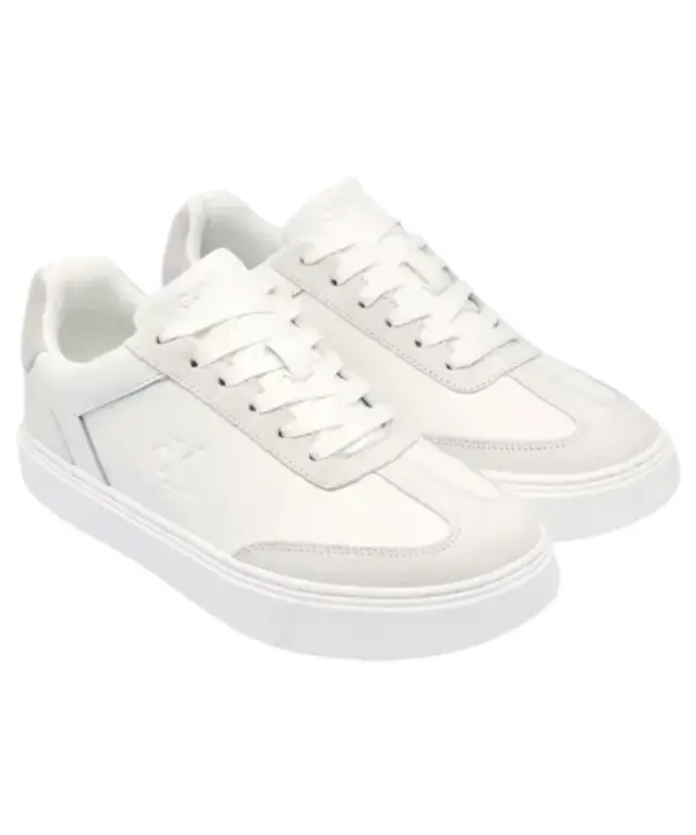 Calvin Klein - Ανδρικά Sneakers Ck Classic Cupsole Laceup Wt Mix YM0YM01429-YAF Λευκό 2