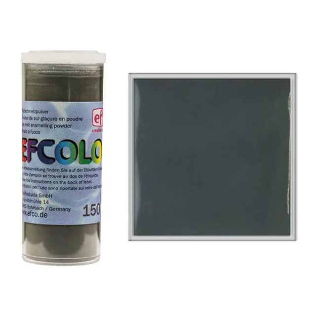 Σμάλτο Μετάλλου Efcolor 150ºC - Dark Grey - 10ml
