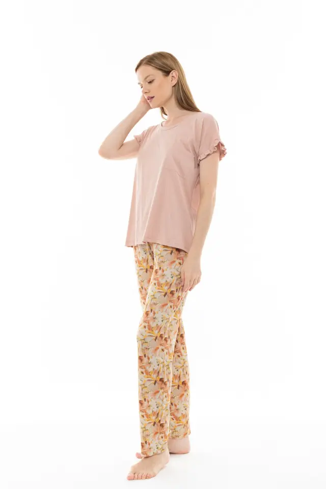 S1204 - Type - PYJAMA LONG PANTS PAL FLOWER - M 3