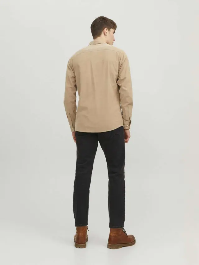 JJECLASSIC CORD SHIRT LS SN Crockery 3