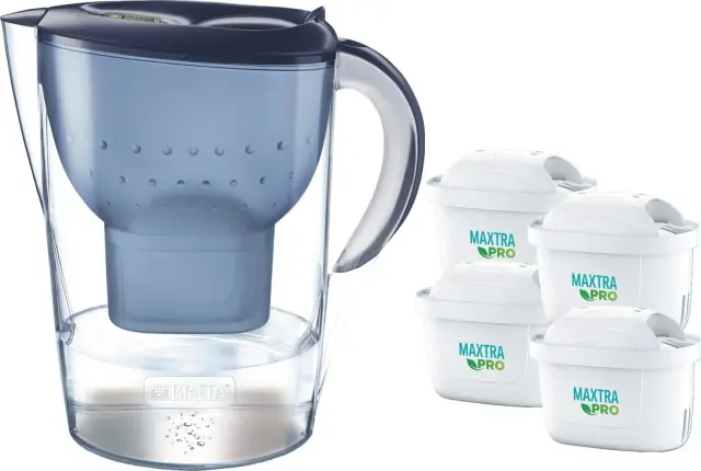 Brita Marella XL jug 4 Maxtra cartridges blue