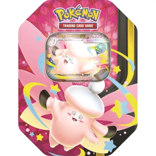 Pokemon Mega Moonlit Tin Mega Clefable EX - EN