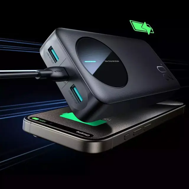 Joyroom JR-PBF14 Pro Power Bank 20000mAh 22.5W με 2 Θύρες USB-A και Θύρα USB-C Μαύρο 2