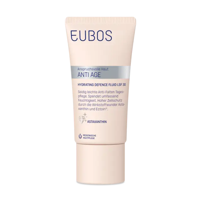 EUBOS Anti Age Hydrating Defence Fluid Κρέμα ημέρας εντατικής φροντίδας με SPF30 50ml