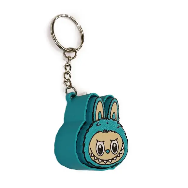 3D Printed LaBu Clicker KeyChain - Handmade 2