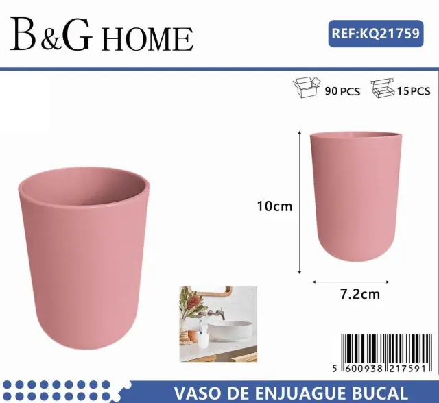 Θήκες οδοντόβουρτσας πλαστικές σε σετ 5Χ - Pink - 21759 2