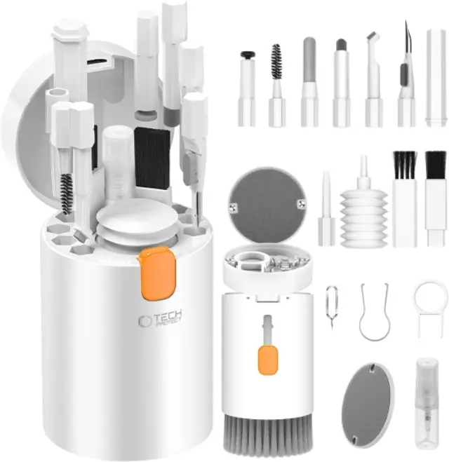 Tech-protect Cs01 Cleaner Set 20in1 For Phone & Earphone & Tablet & Laptop White 2