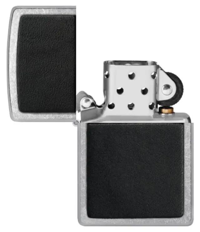 ZIPPO Αναπτήρας - Street Chrome Black Leather (46778) 2