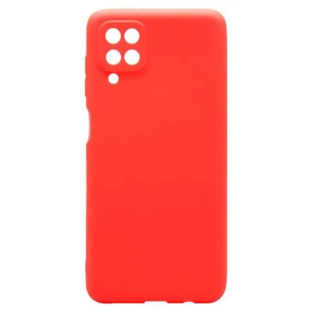 Θήκη Soft TPU inos Samsung Galaxy A12/ A12 Nacho/ M12 S-Cover Κόκκινο N54469