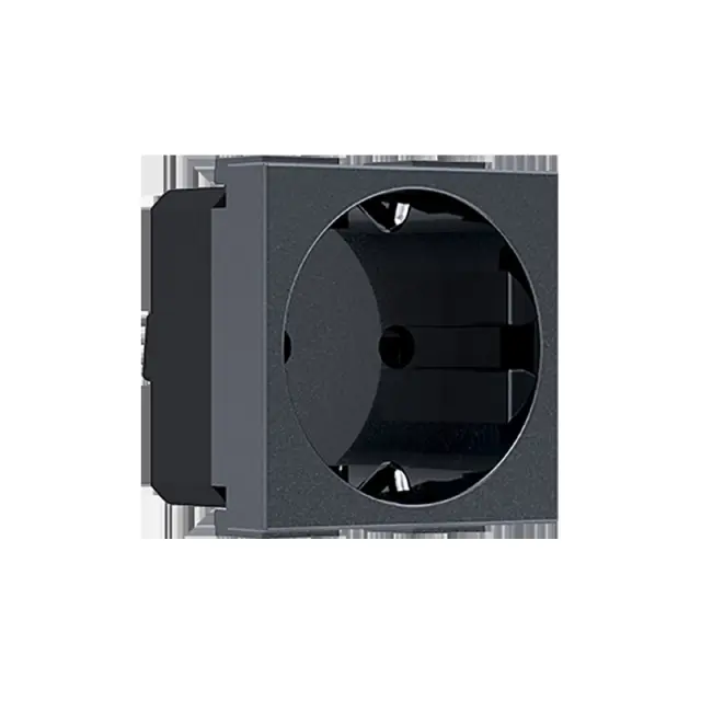 MODYS ΠΡΙΖΑ ΣΟΥΚΟ ΑΝΘΡΑΚΙ 2P+E 16A 250VAC IP20 / 10101312420