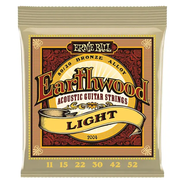 ErnieBall 2004 Earthwood 80/20 Bronze Χορδές Ακουστικής Κιθάρας 11-52