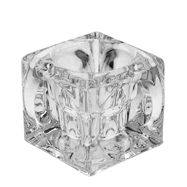 Γυάλινη βάση ρεσώ κύβος 5.5x5.5cm Homeguru CA247