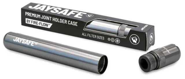 Jaysafe Κύλινδρος Αποθήκευσης Μεταλλικός Premium 11cm - Ανθρακί Carbon