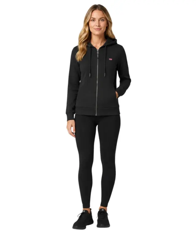 Norway Nautical School - Γυναικεία Ζακέτα Φούτερ 852411-BLACK Μαύρο - L 3