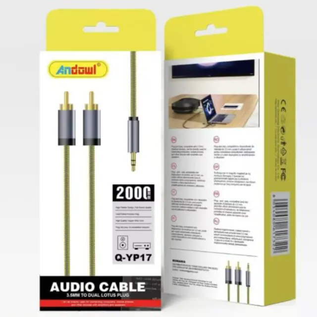Andowl Καλώδιο Audio 3.5mm σε LOTUS Q-YP17 2