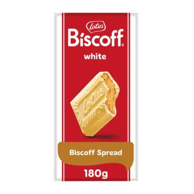 Lotus Biscoff White Chocolate with Biscoff Spread 180g