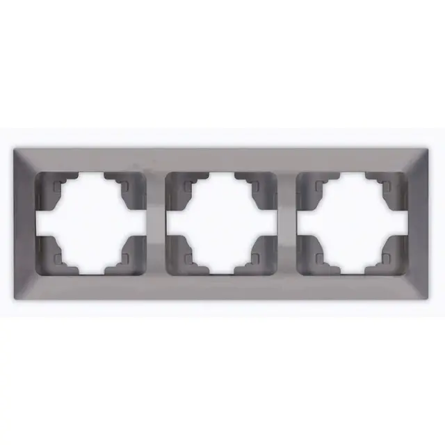 Πλαίσιο 3 Θέσεων Οριζόντιο Γραφίτης 22.5x8.2x1.5cm
