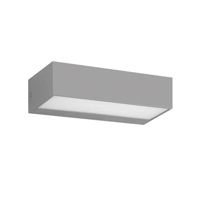 Pam Φωτιστικό Led τοίχου Up/down 9W 4000K 110° IP65 17x4.6x8cm γκρι Γκρί