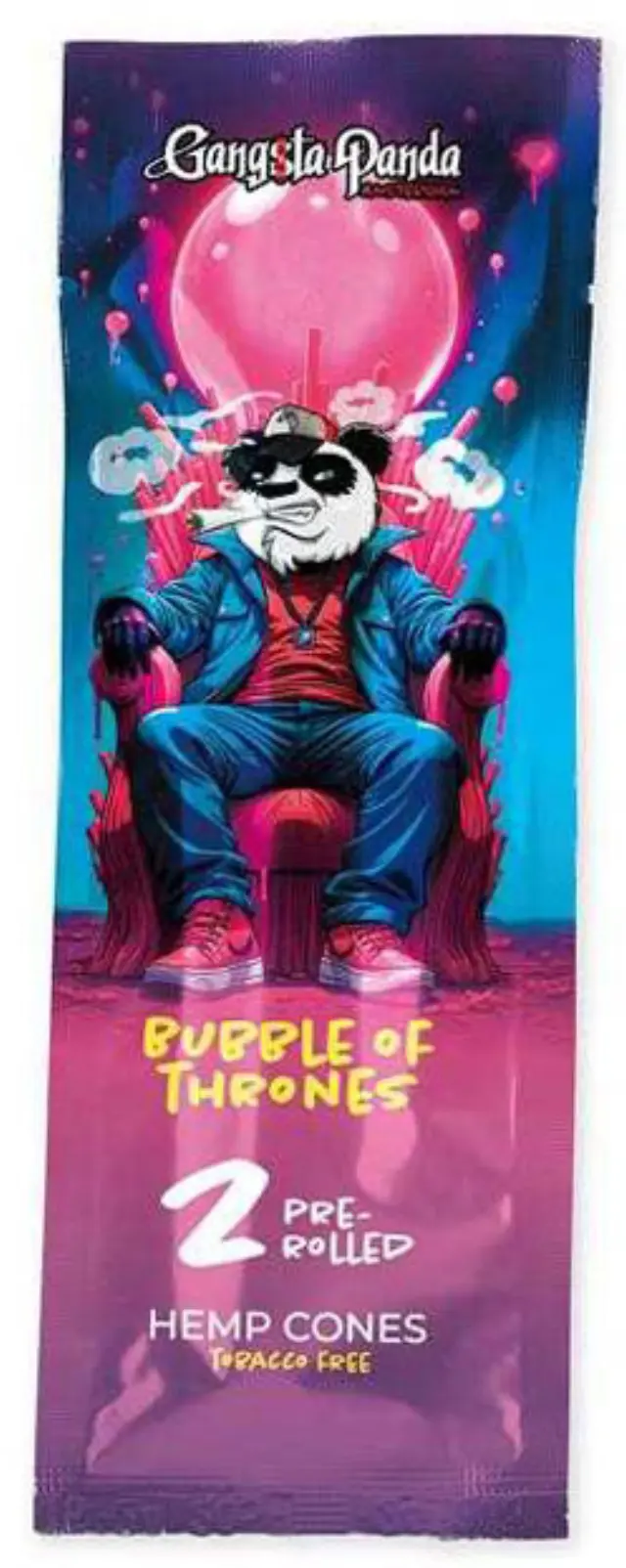 Gangsta Panda Blunt Wraps Πουρόφυλλα - Bubblegum 2φ. 2