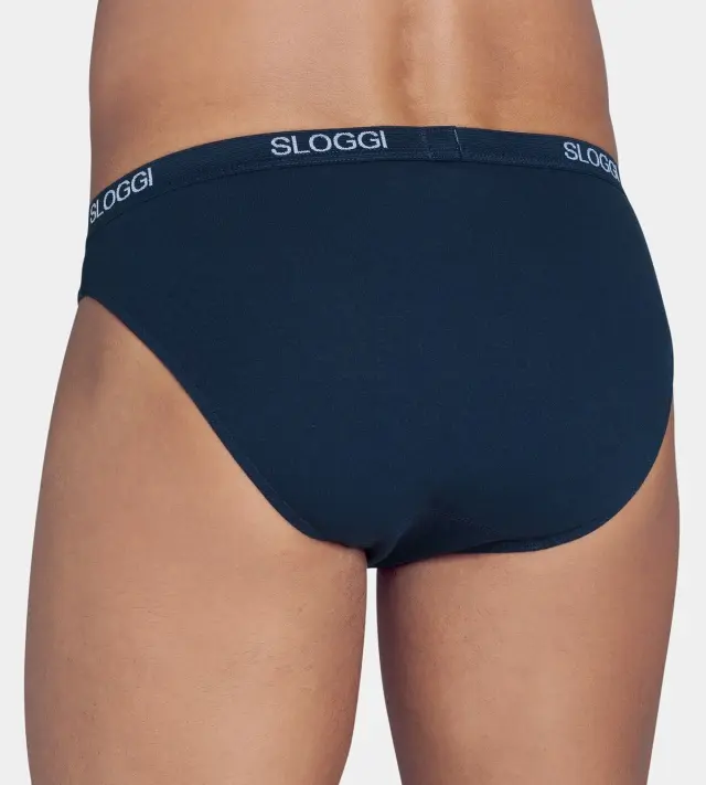 Sloggi Ανδρικό Εσώρουχο Basic Mini, Χρώμα Σκούρο Μπλε 2