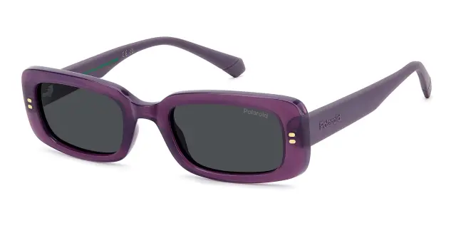 Polaroid 7-11 Ετών Παιδικά Γυαλιά Ηλίου Polarized Μωβ PLD 8071/S B3V/M9