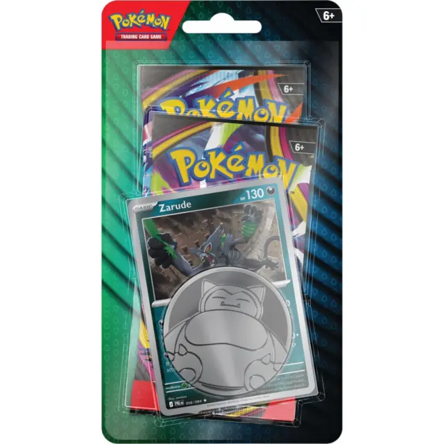 Pokemon TCG Trading Card Games: Zarude 2-Pack Blister Αύγουστος 2026 – Promo Zarude, 2 Booster Packs + Συλλεκτικό Νόμισμα