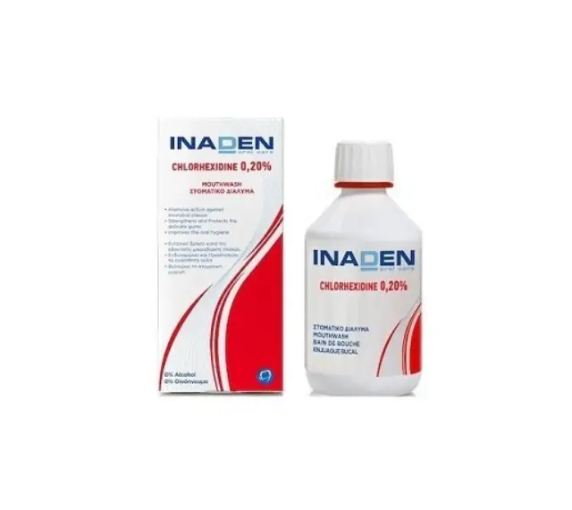 Inaden Chlorhexidine 0.20% Mouthwash Στοματικό Διάλυμα Χλωρεξιδίνης, 250ml