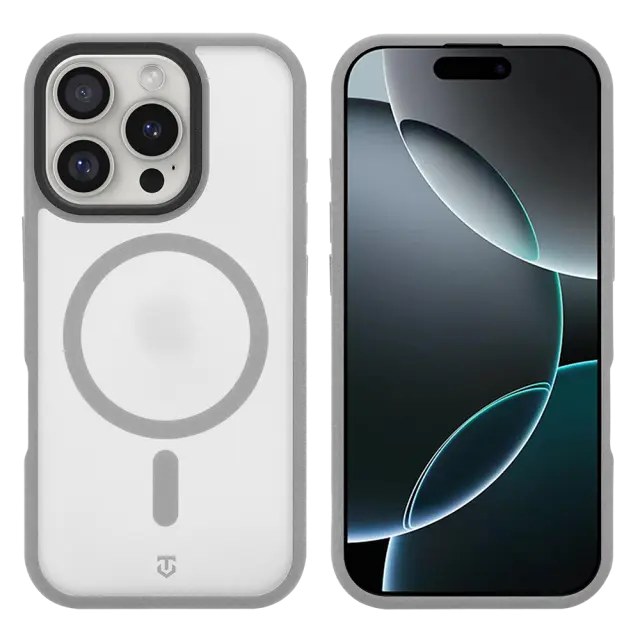 Tactical MagForce Hypersand Cover for Apple iPhone 16 Pro Light Grey 2