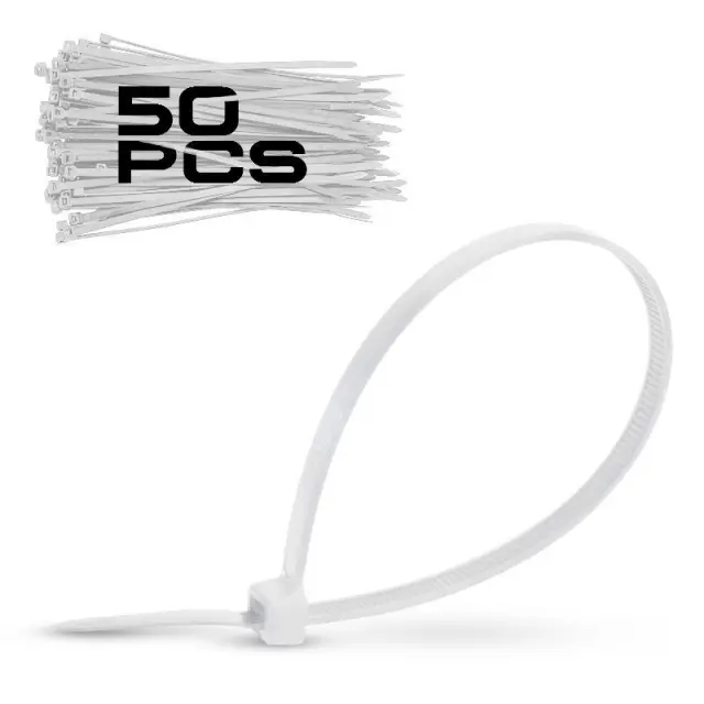 Bormann Pro BCR5036 - Δεματικά καλωδίων 9.0*812mm λευκά 50τεμ. (050529)