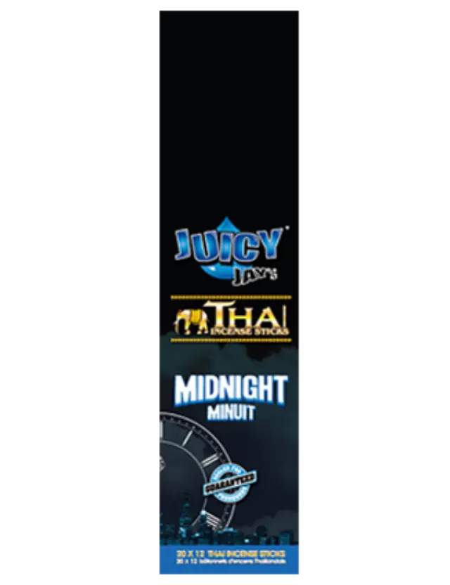 Juicy Jays Thai Incense Sticks Αρωματικά - Midnight Minuit (Μεσάνυχτα) 20 τεμ.