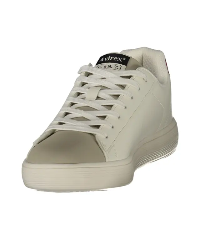 Avirex - Ανδρικά Sneakers JENS003-156 Λευκό/Κόκκινο 3