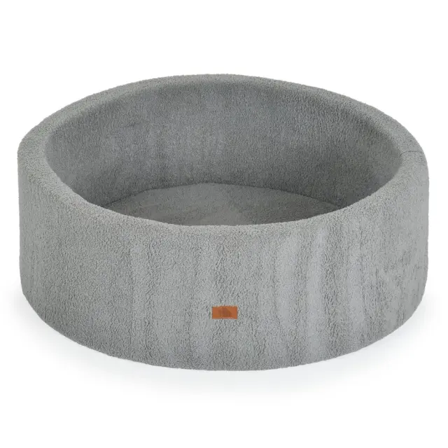 Moni Toys Boucle Soft Ball Pit Παιδική Πισίνα με 200 Μπάλες Grey 12+ Μηνών 2