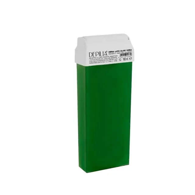 Depilia Roll On Wax Aloe Vera 100ml - (κερί αποτρίχωσης σε ρολέτα με εκχυλίσματα αλόης)