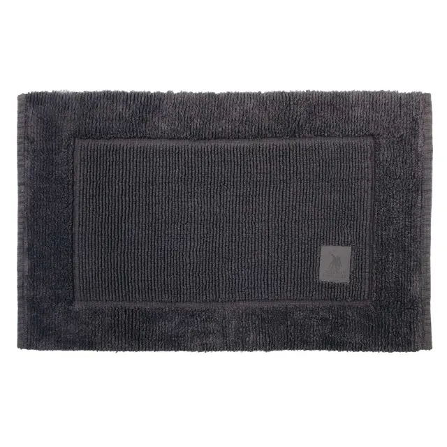 Πατάκι Μπάνιου 50x80 1000gsm Greenwich Polo Club 3214 Dark Grey 100% βαμβακερό