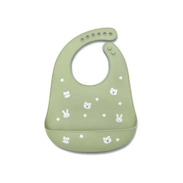 Lorelli Σαλιάρα Σιλικόνης Natural Fresh Green 10230670004