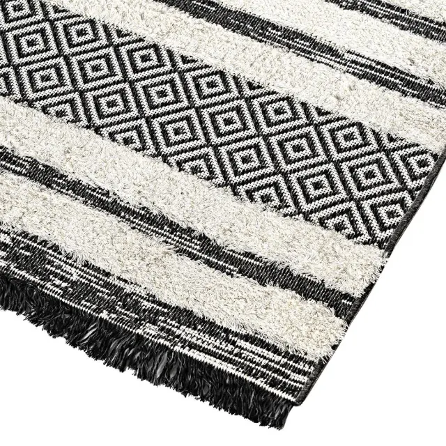 Beauty Home Χαλί βαμβακερό Morocotton 9241 Γκρι 125x180 3