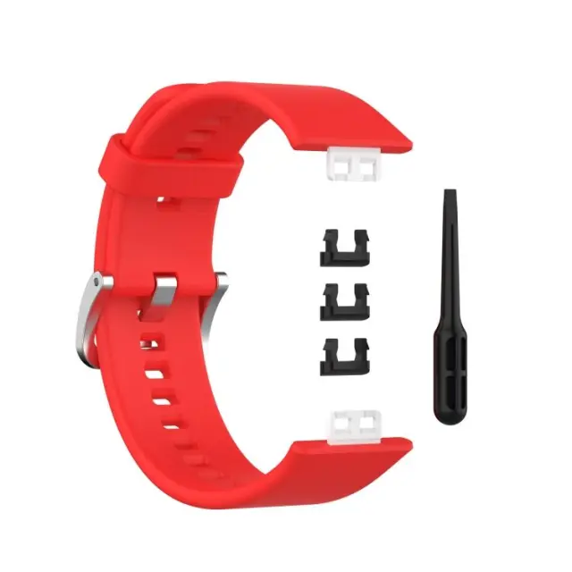 Ανταλλακτικό Λουράκι Σιλικόνης για Huawei Watch Fit- Red 2