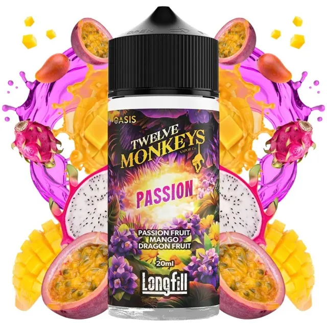 Oasis Passion 20ml (120ml) - Twelve Monkeys Flavorshots